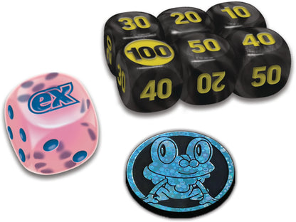 Pokémon-Sammelkartenspiel: Top-Trainer-Box Mega-Entwicklung – Wachsendes Chaos (1 Vollbild-Promokarte, 9 Boosterpacks &amp; Premium-Zubehör)