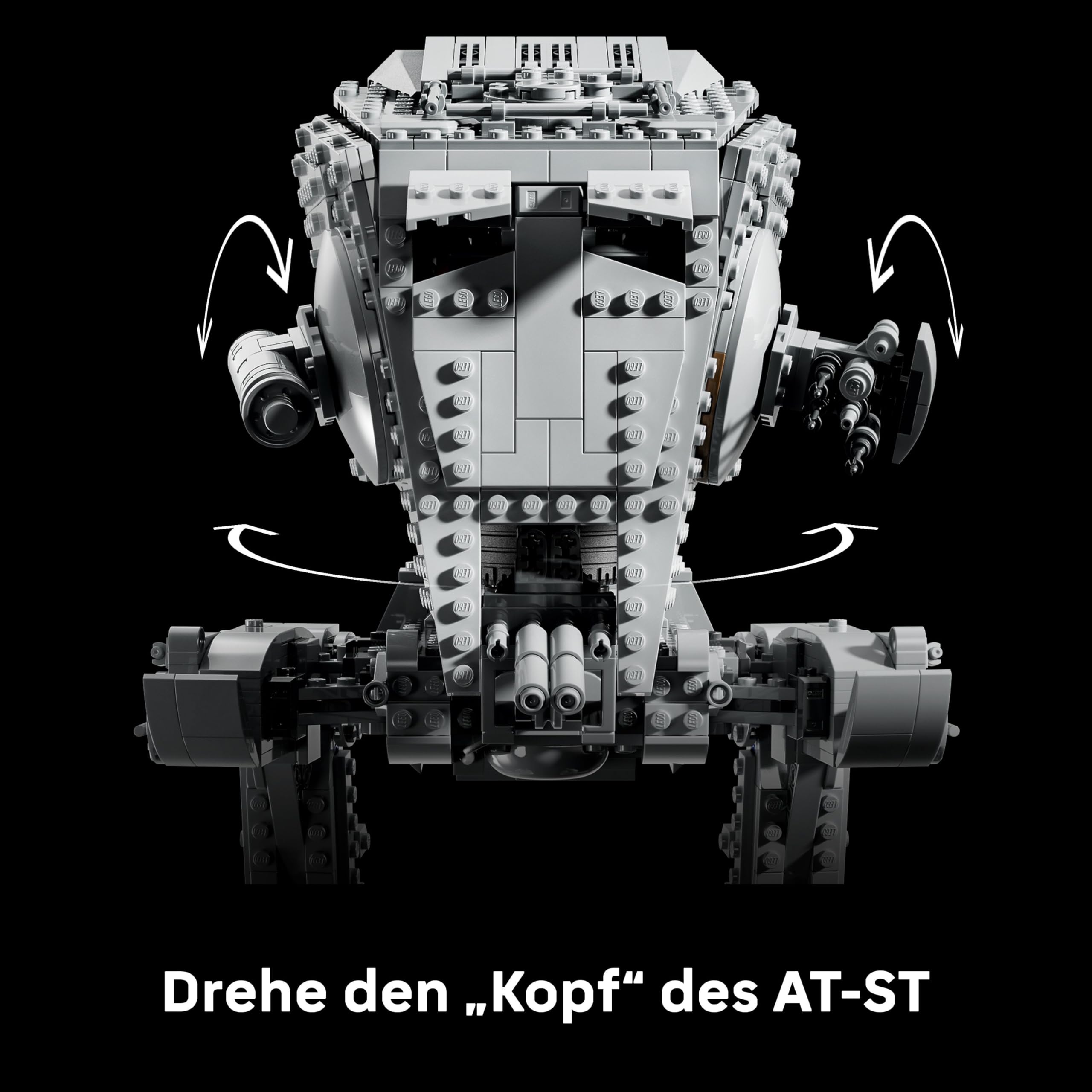 LEGO Star Wars AT-ST Kampfläufer - Bauset für Erwachsene - UCS Modell zum Ausstellen mit Minifigur &amp; Informationstafel - Sammlerstück &amp; Geschenk für Fans - 75417