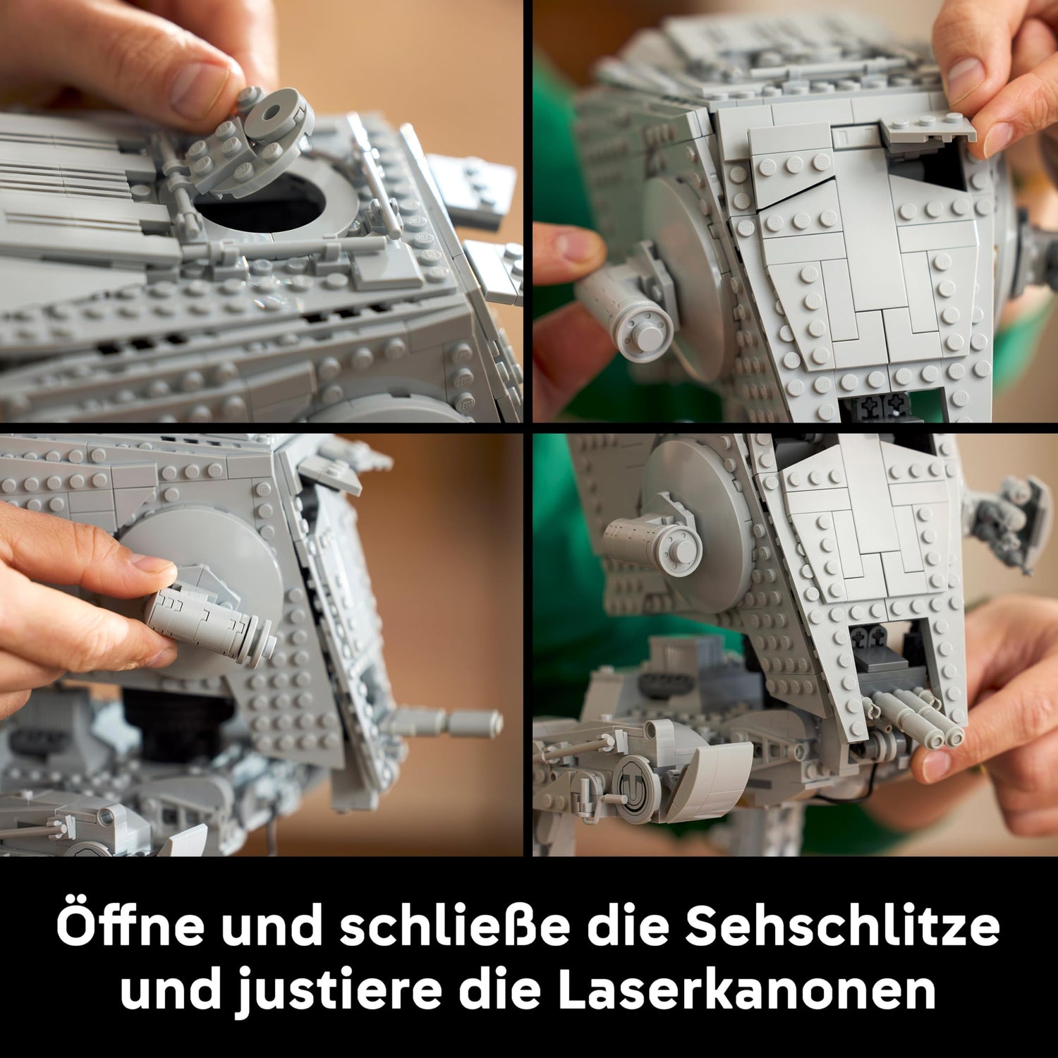LEGO Star Wars AT-ST Kampfläufer - Bauset für Erwachsene - UCS Modell zum Ausstellen mit Minifigur &amp; Informationstafel - Sammlerstück &amp; Geschenk für Fans - 75417