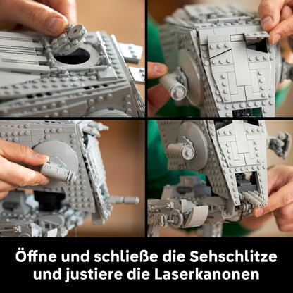 LEGO Star Wars AT-ST Kampfläufer - Bauset für Erwachsene - UCS Modell zum Ausstellen mit Minifigur &amp; Informationstafel - Sammlerstück &amp; Geschenk für Fans - 75417